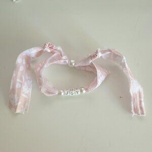 Fabric Bracelet JOY Floral Handmade Jewelry Bespoke